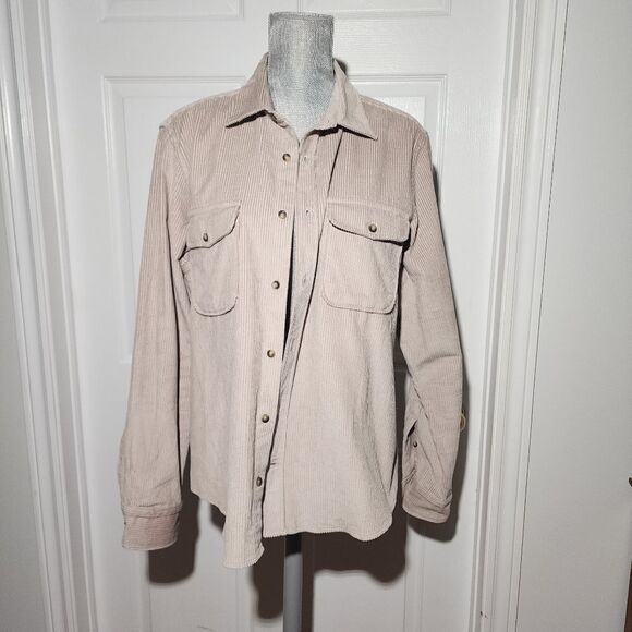 REISS corduroy shacket - Picture 1 of 4